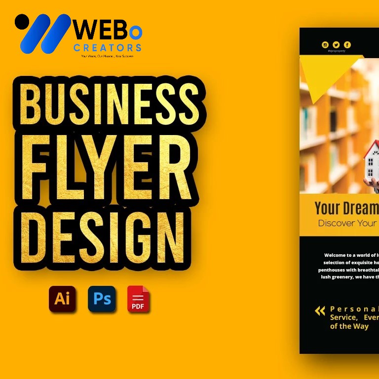Creative Flyer Design for Moving Company in San Francisco | Flyer for Removals Services