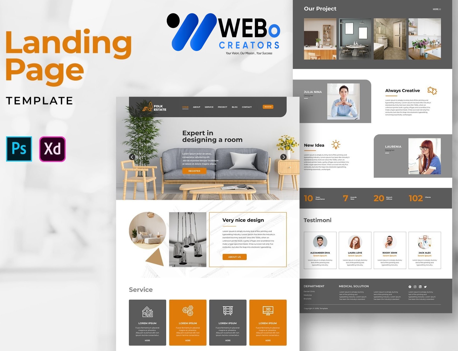 Creative Landing Page Designs, Themes, Graphic Elements for San Francisco Businesses 2026